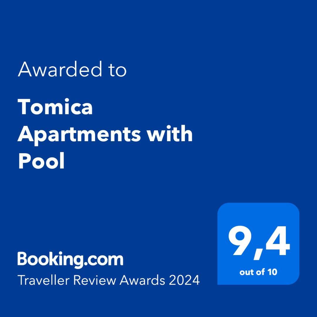Tomica Apartments With Pool Биоград-на-Мору Экстерьер фото